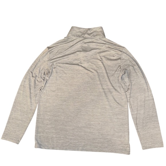 Fanatics Anaheim Ducks Mens Pullover Heather Gray 1/4 Zip Hockey Sweatshirt L - Picture 2 of 5